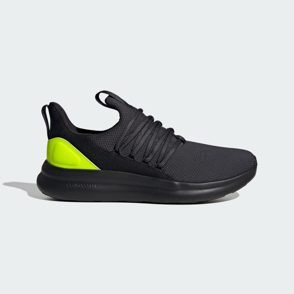 

Кроссовки Adidas Lite Racer Adapt 7.0 Wide Shoes, цвет Core Black/Carbon/Lucid Lemon