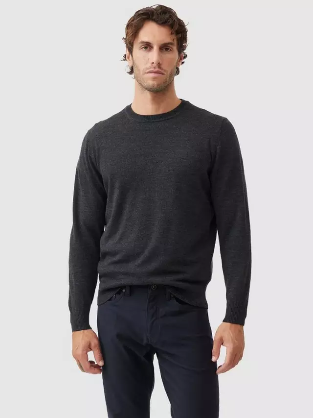 

Джемпер Rodd & Gunn Ferndale New Zealand Merino Round Neck, цвет charcoal/marle