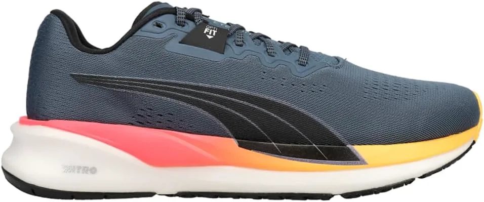 Мужские кроссовки для бега PUMA Eternity Nitro - черные, синий — фото 3