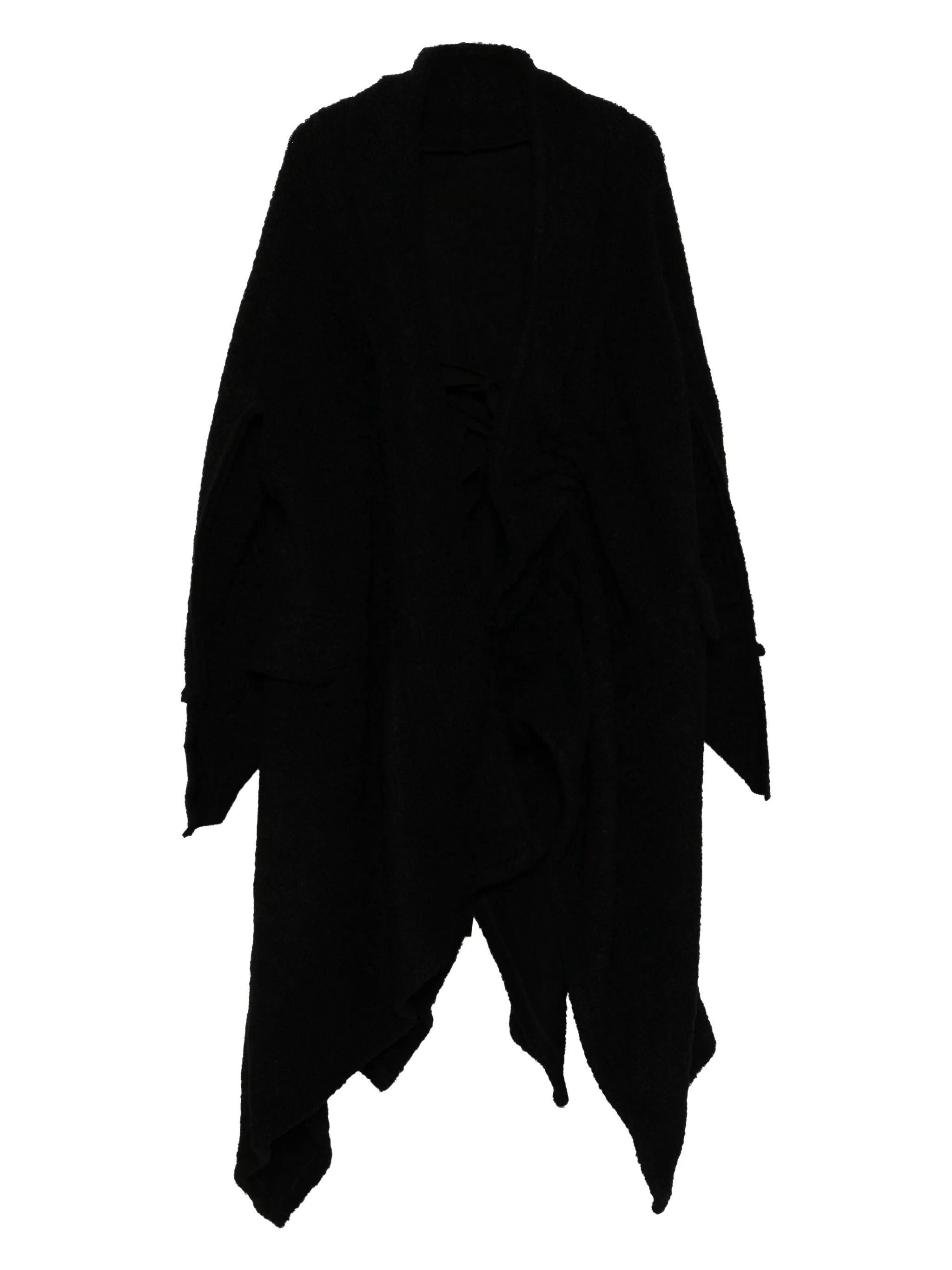 

Пальто асимметричного кроя Yohji Yamamoto, черный