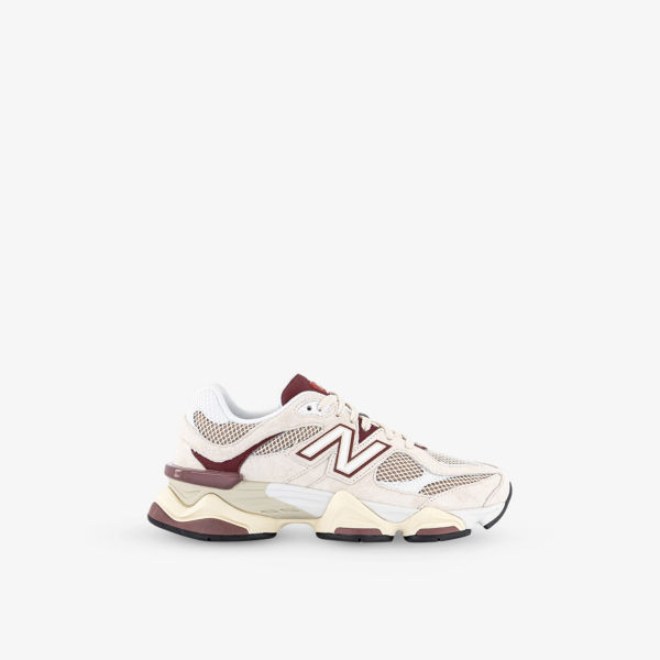

9060 замшевые кроссовки на низком ходу New Balance, белый