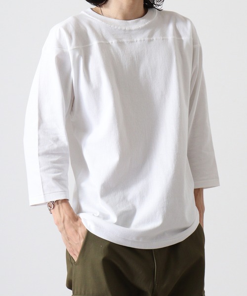 

Футболка с вышивкой, открытый крой, рукава 3/4 CROSS & STITCH, белый