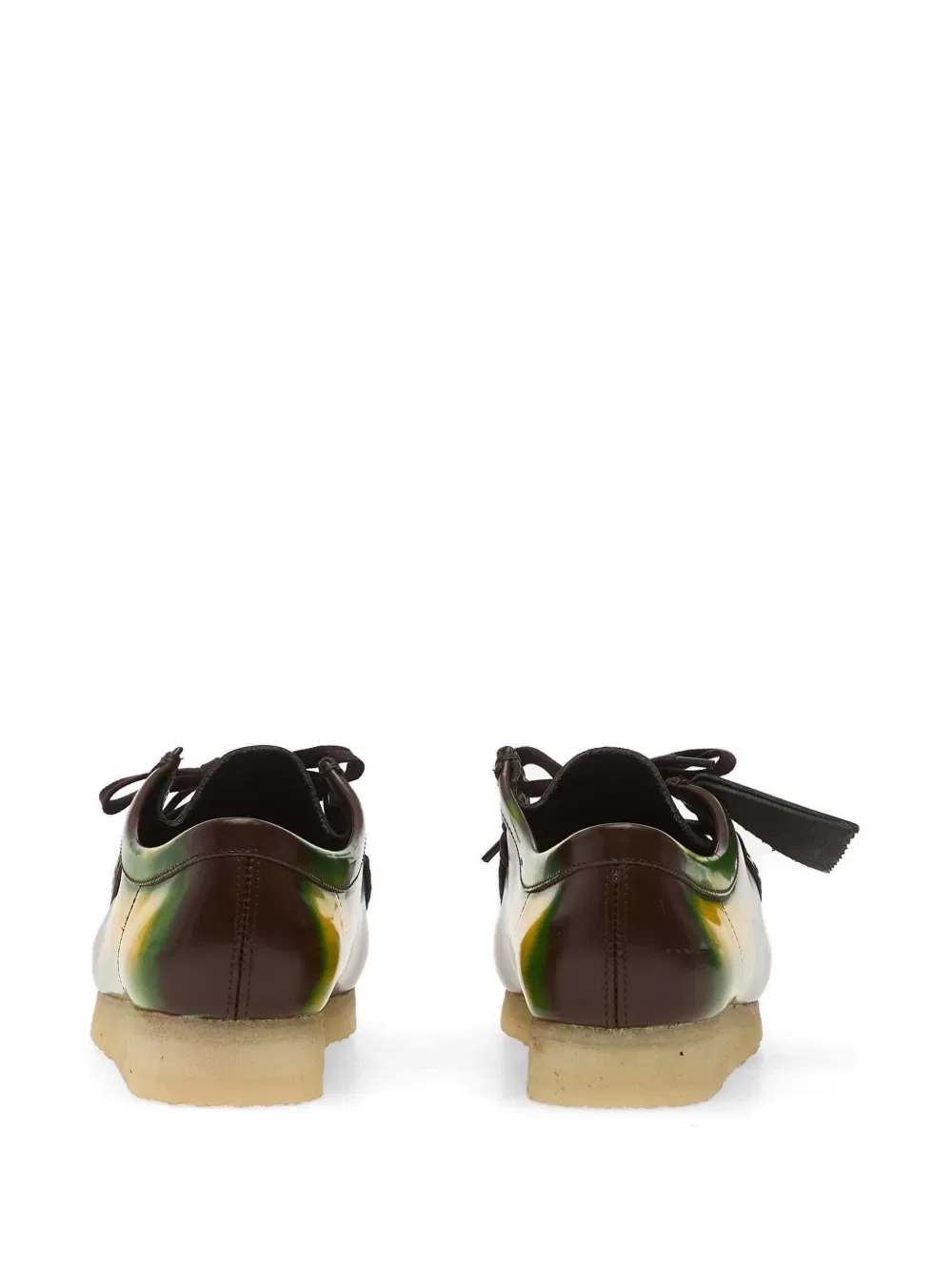 Кроссовки Wallabee на шнуровке Clarks Originals, коричневый — фото 3