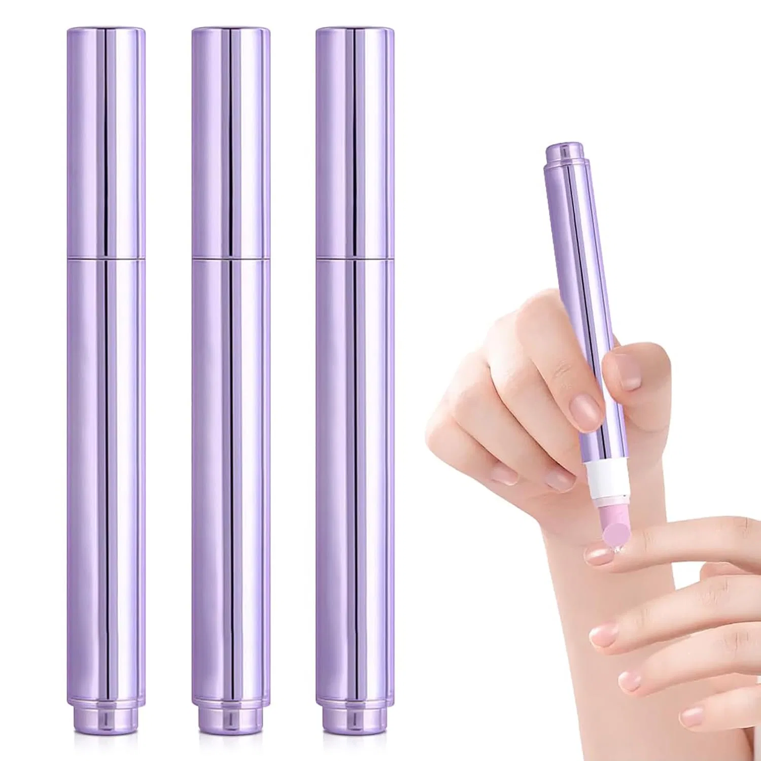 Ручка-карандаш для кутикулы 3-в-1 с керамическим наконечником ZVD Zvd, 3Pc
