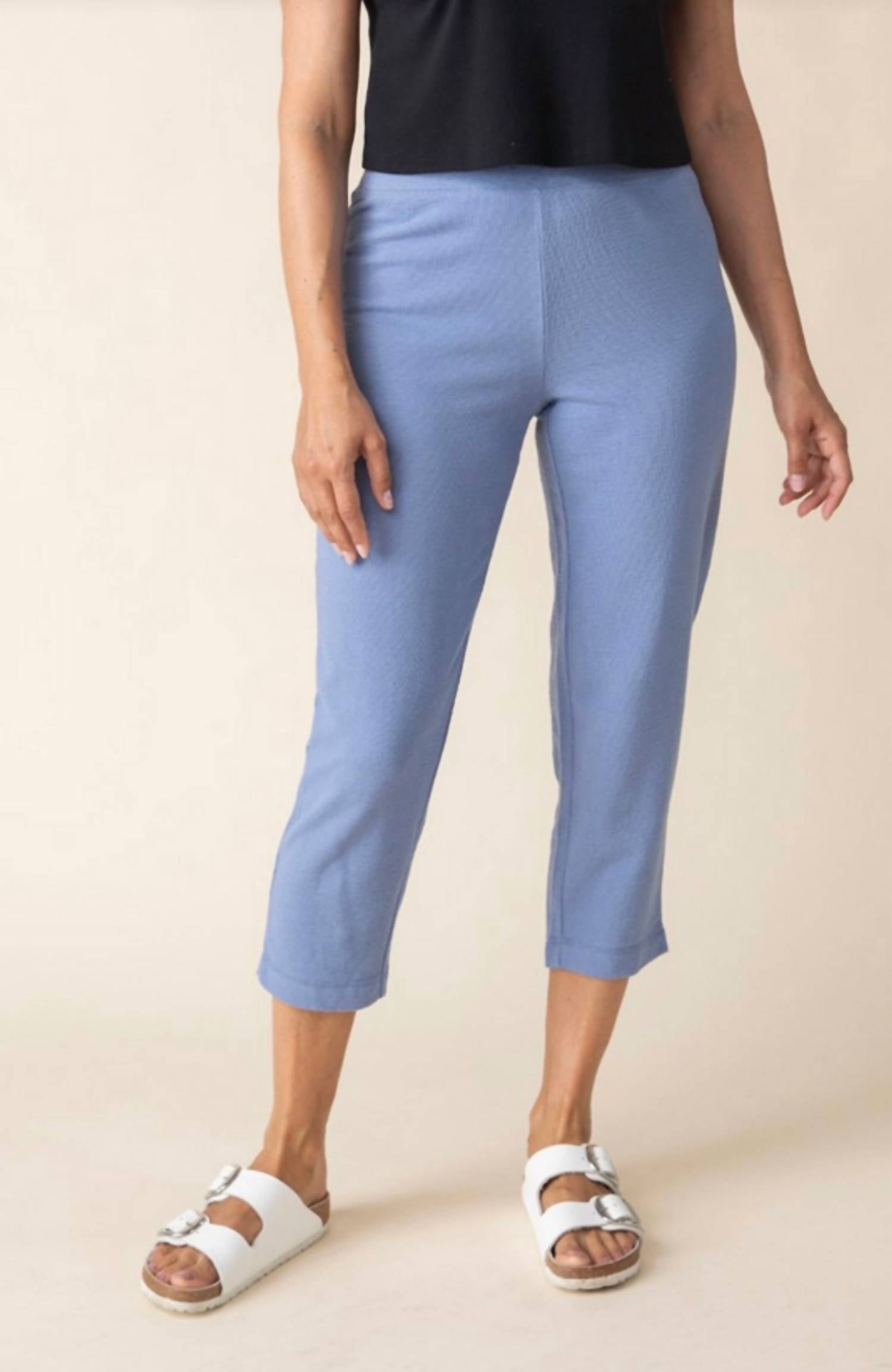 

Women's Weekend Terry Easy Capri Pants In Rain Habitat, Rain
