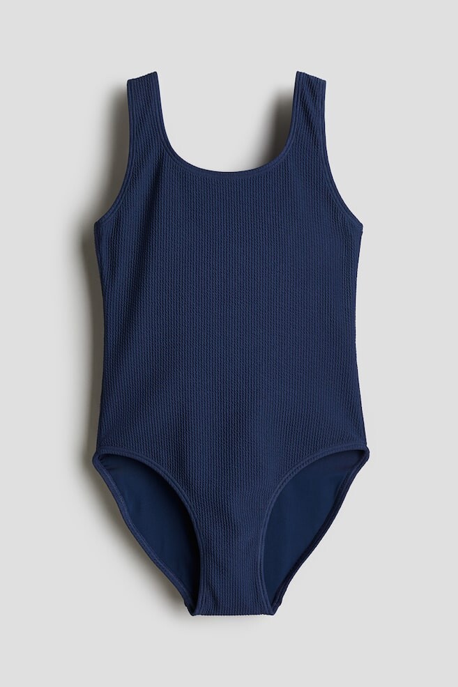 

Ребристый купальник H&M, синий