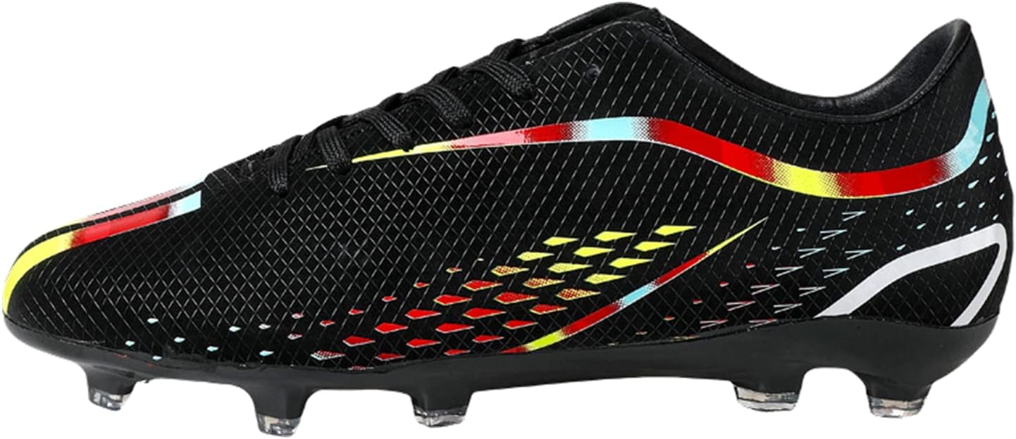 

Футбольные бутсы унисекс легкие, дышащие, нескользящие и амортизирующие, а также модель Youth high-top Indoor Lawn Training Hard Bottom TF/AG Joskaa, черный