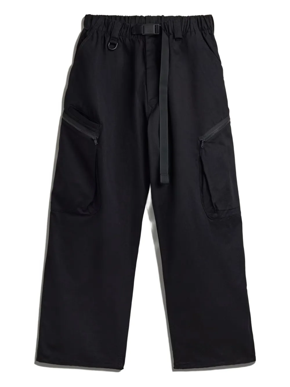 

Брюки-карго со складками Y-3, черный