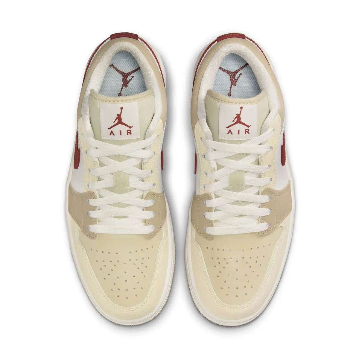 Женские баскетбольные кроссовки Air Jordan 1 Low Jordan, белый — фото 3