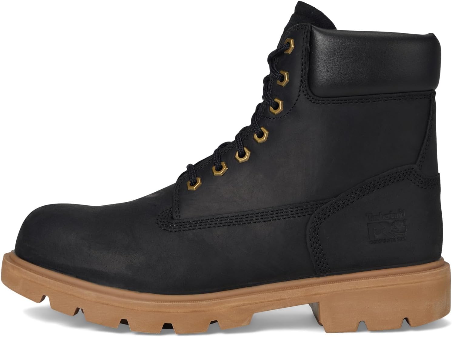 Timberland PRO unisex-adult Sawhorse 6 дюймов Composite Safety Toe, Black/Gum — фото 4