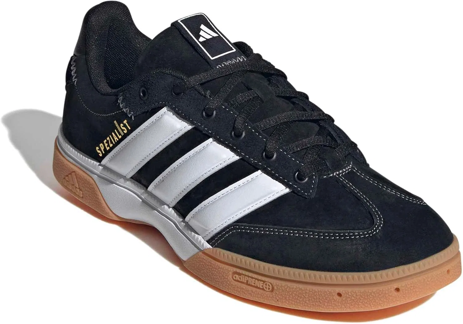 Мужские кроссовки Adidas Specialist для игры в помещении, Core Black Ftwr White Grey Three — фото 4