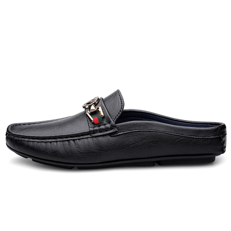 

BOLE Мужские противоскользящие тапочки с закрытым носком зелёные, цвет Green