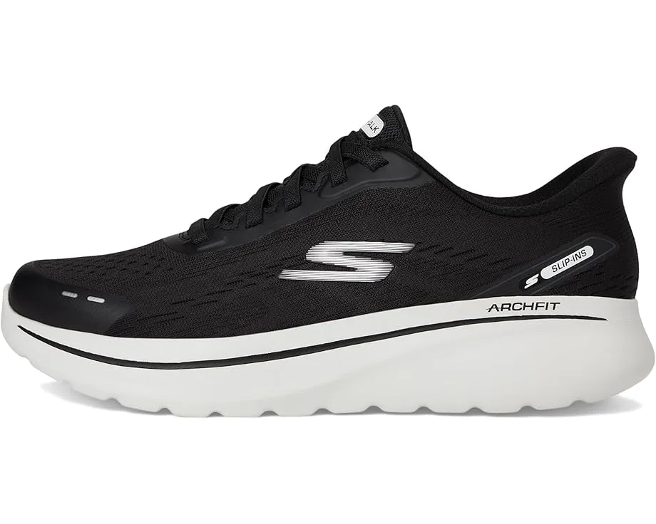 Кроссовки SKECHERS Performance Go Walk Arch Fit N-joy Nobend Hands Free Slip-in, Black/White — фото 4