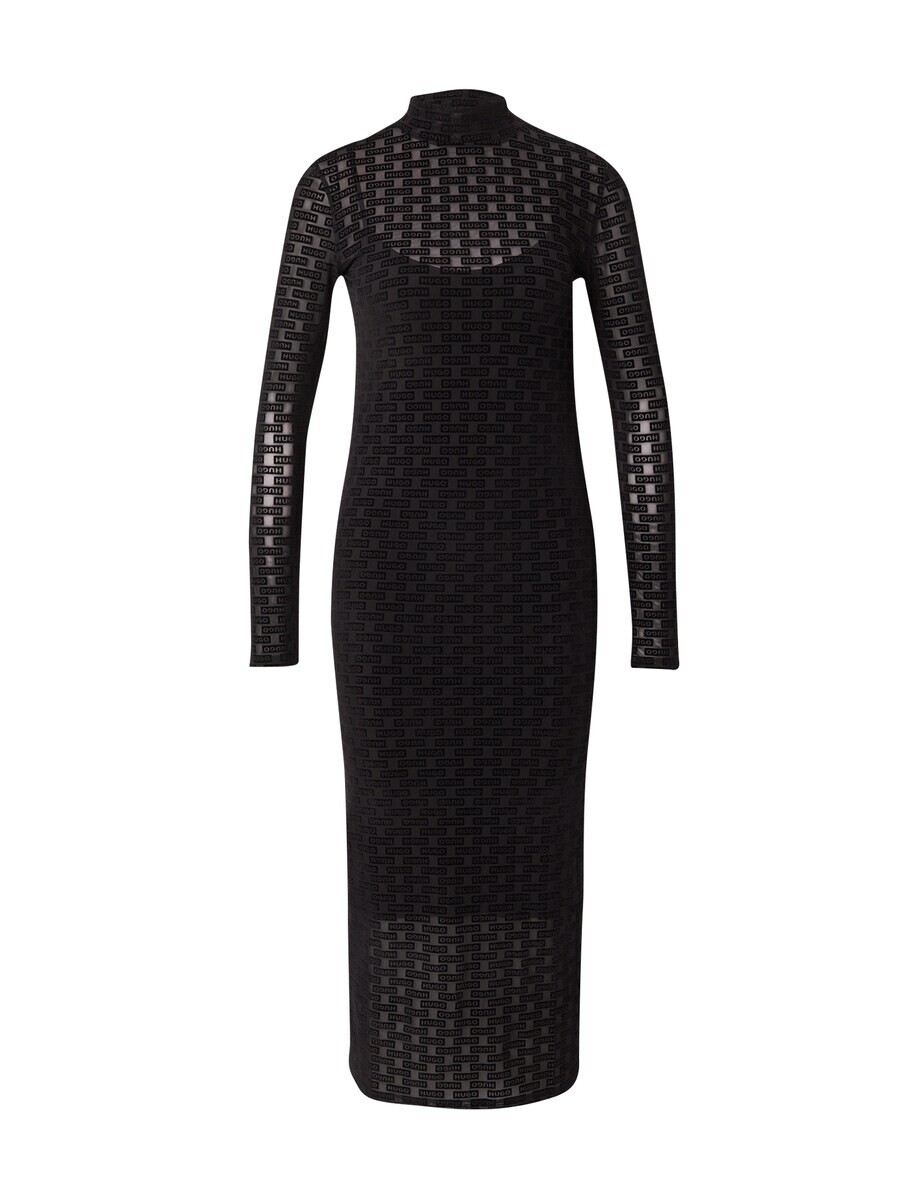 

Платье миди HUGO Dress Nomy, черный