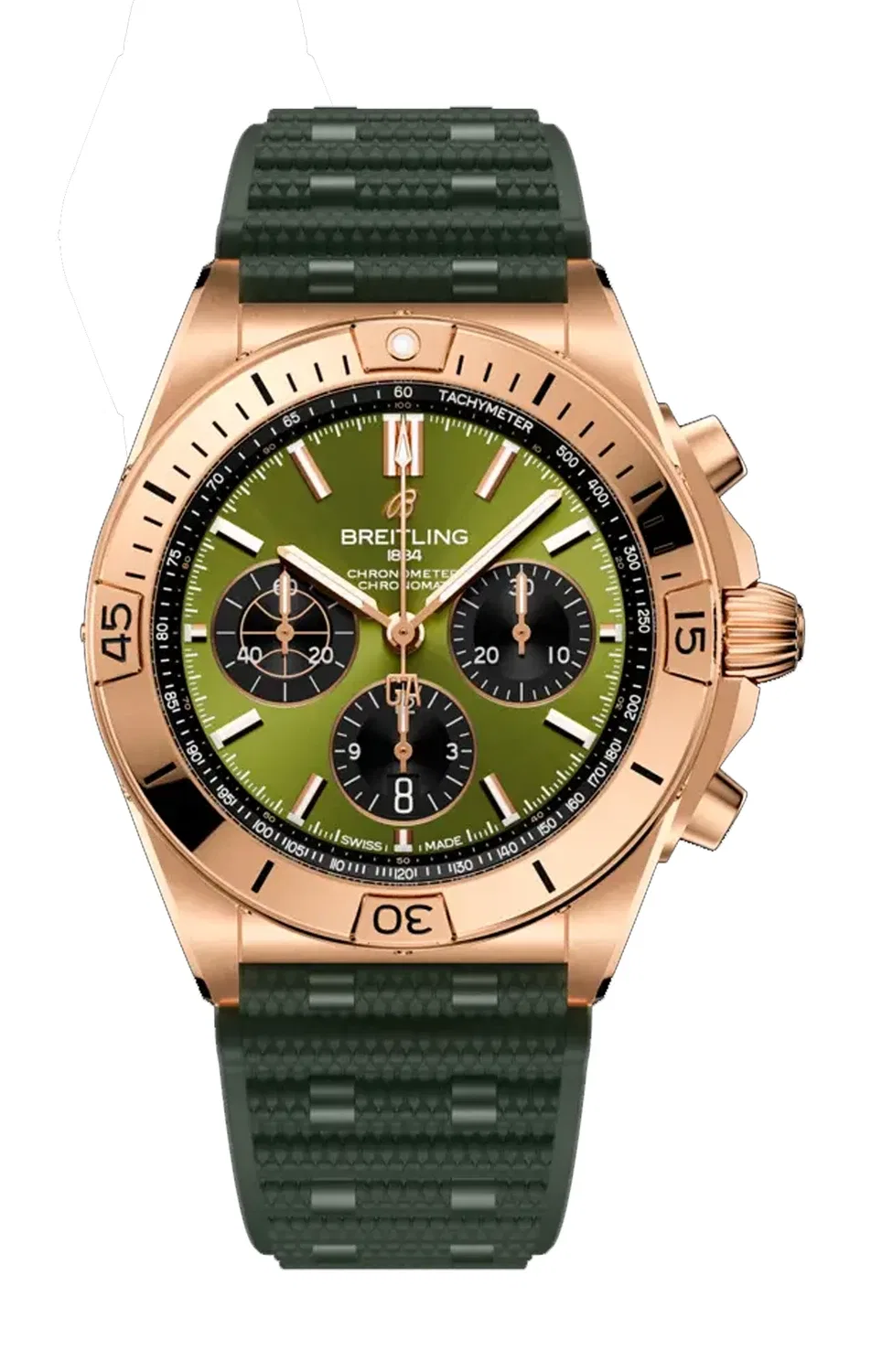 CHRONOMAT B01 42 GIANNIS ANTETOKOUNMPO ЛИМИТИРОВАННАЯ СЕРИЯ - RB01344A1L1S1 BREITLING, золотой