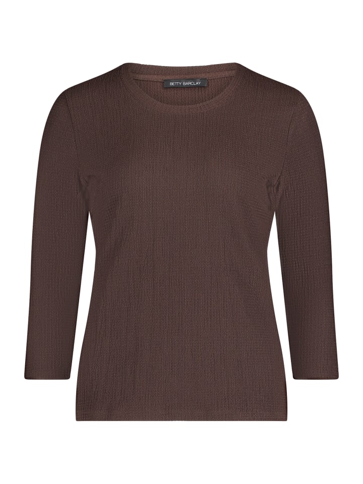 

Betty Barclay Текстильная футболка с круглым вырезом, светло-бордового цвета, Красный, Betty Barclay Текстильная футболка с круглым вырезом, светло-бордового цвета