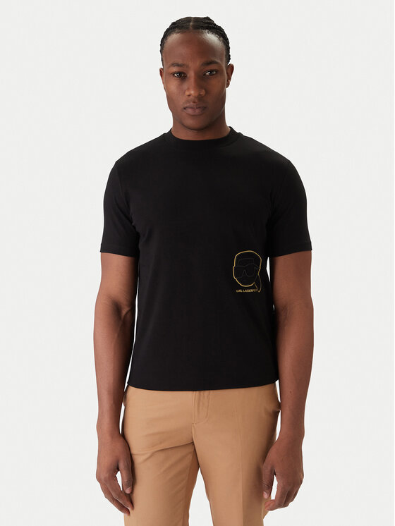 

Футболка regular fit 755035 561235 Karl Lagerfeld, черный