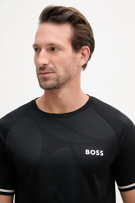 Футболка мужская BOSS Green, черный — фото 4