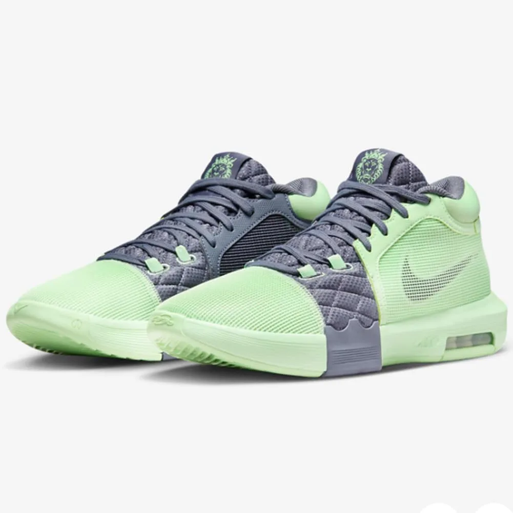 Мужские баскетбольные кроссовки Nike Lebron Witness VIII, зеленый/белый — фото 3