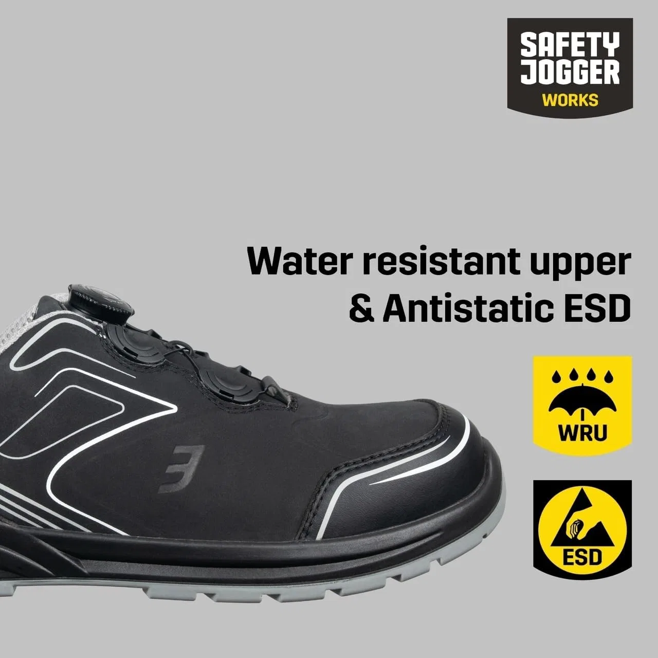Кроссовки SAFETY JOGGER Sicherheits und Arbeitsschuhe Herren und Damen - CADORS3TLS - Sicherheitsschuhe, Schutzschuhe, Black Blk — фото 4
