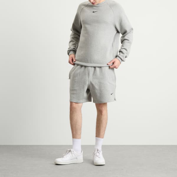Nike X nocta crew fleece, heather & черный — фото 4