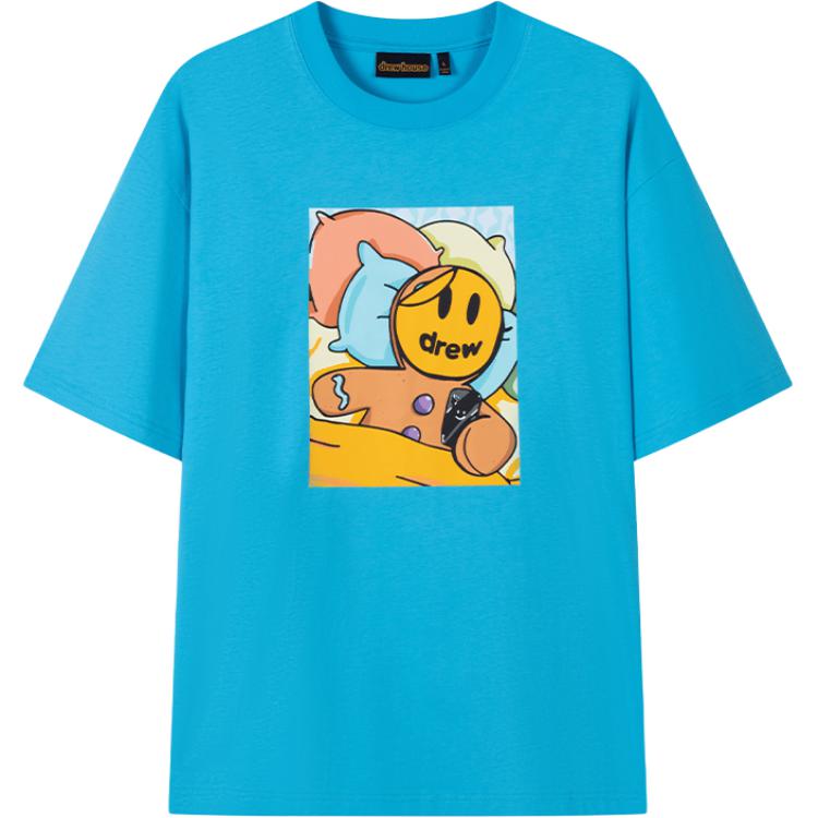 

Drew House Футболка SS25 Unisex Lake Blue, Синий, Drew House Футболка SS25 Unisex Lake Blue