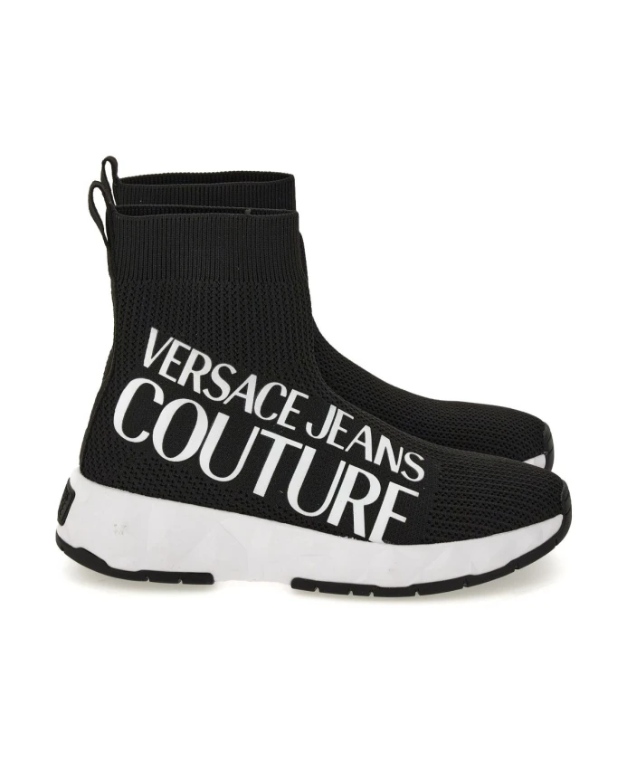 Вязаное фондо атом дис. сб5 туфли Versace Jeans Couture, черный