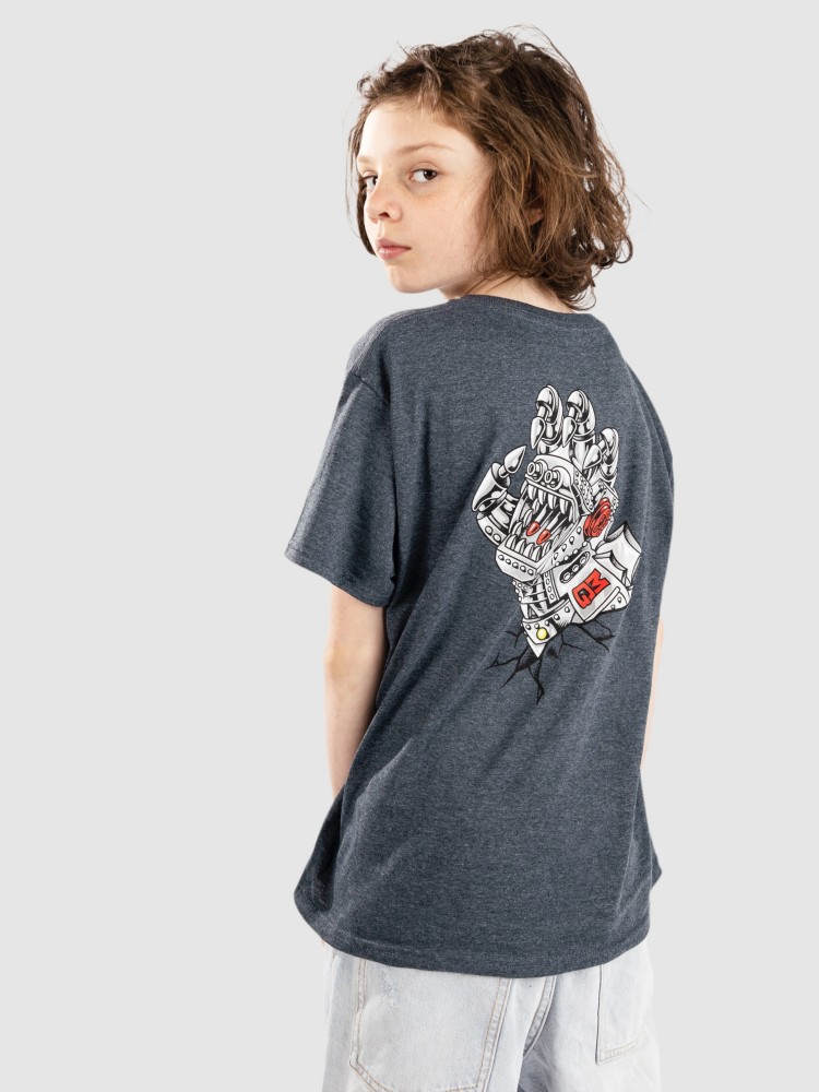 

Футболка Santa Cruz X Godzilla Mecha Hand Kids T-Shirt, darkheather
