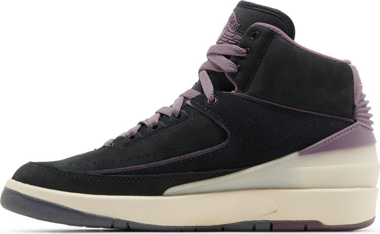 Кроссовки Wmns Air Jordan 2 Retro 'Off Noir Mauve', серый — фото 3