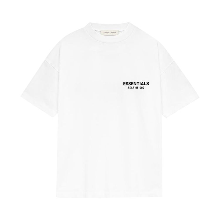 

Футболка Fear of God Essentials Classic Fit T-Shirt 'Bright White', белый