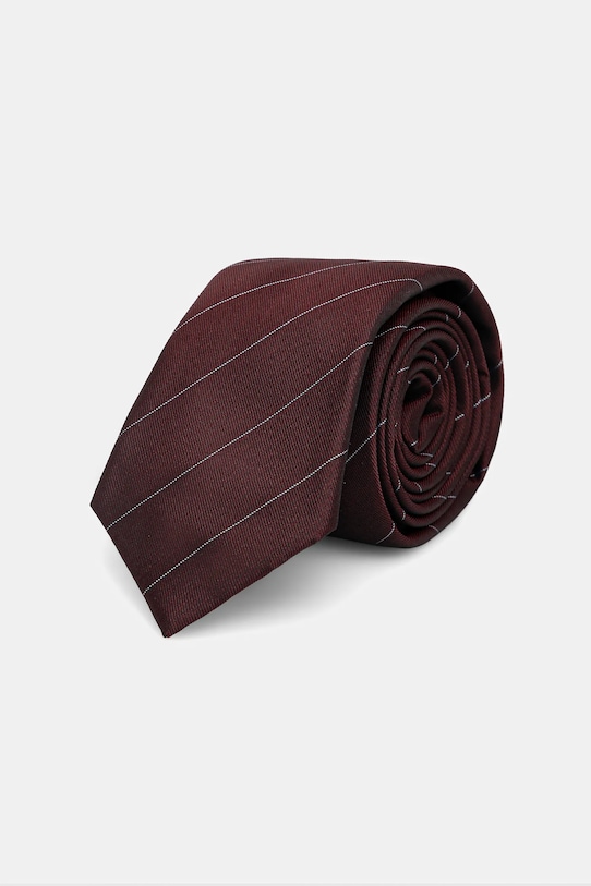 

Галстук с шелком Calvin Klein, бордовый
