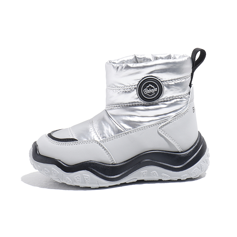 

Babaya Синтетические кожаные нескользящие легкие утепленные ботинки High top для детей Kids'