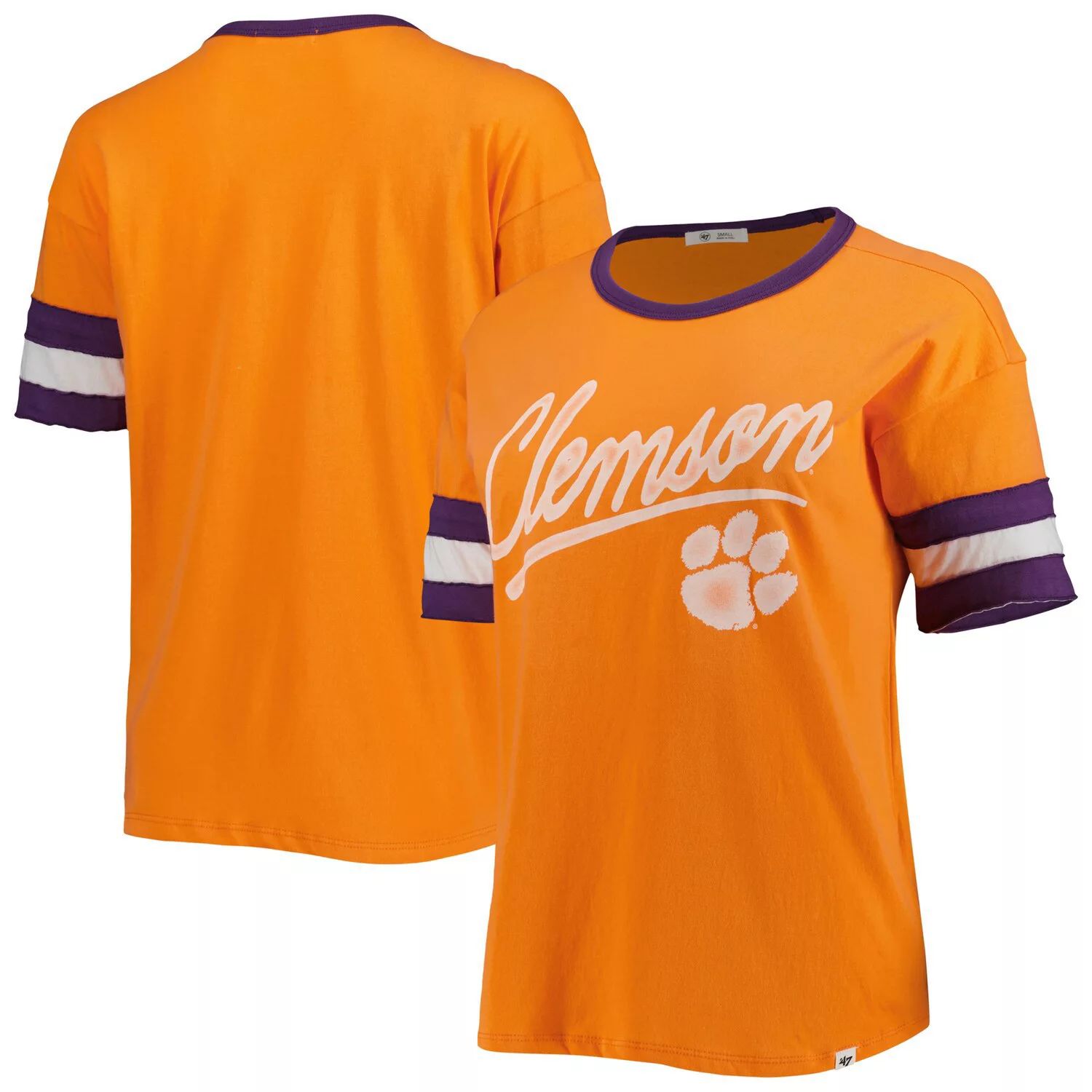 

Оранжевая женская футболка '47 Clemson Tigers Dani Retro Slub, Оранжевый, Оранжевая женская футболка '47 Clemson Tigers Dani Retro Slub