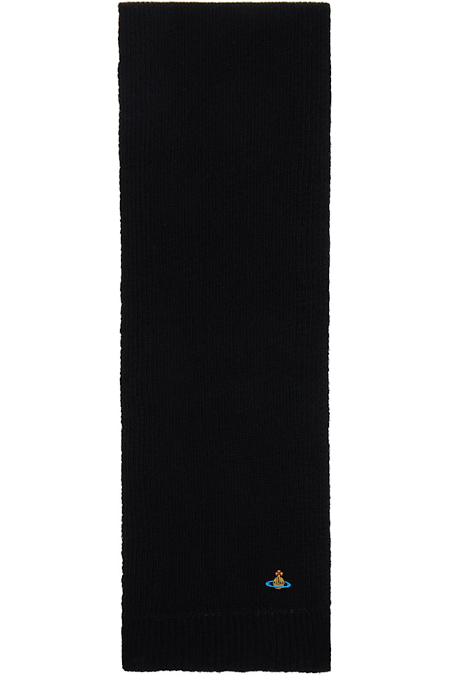 

Кашемировый шарф Vivienne Westwood, черный