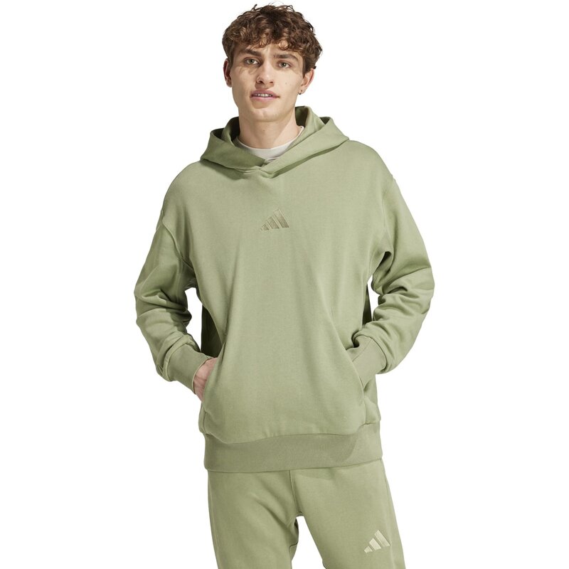 Толстовка с капюшоном, все размеры, французский трикотаж Adidas, цвет tengrn — фото 2