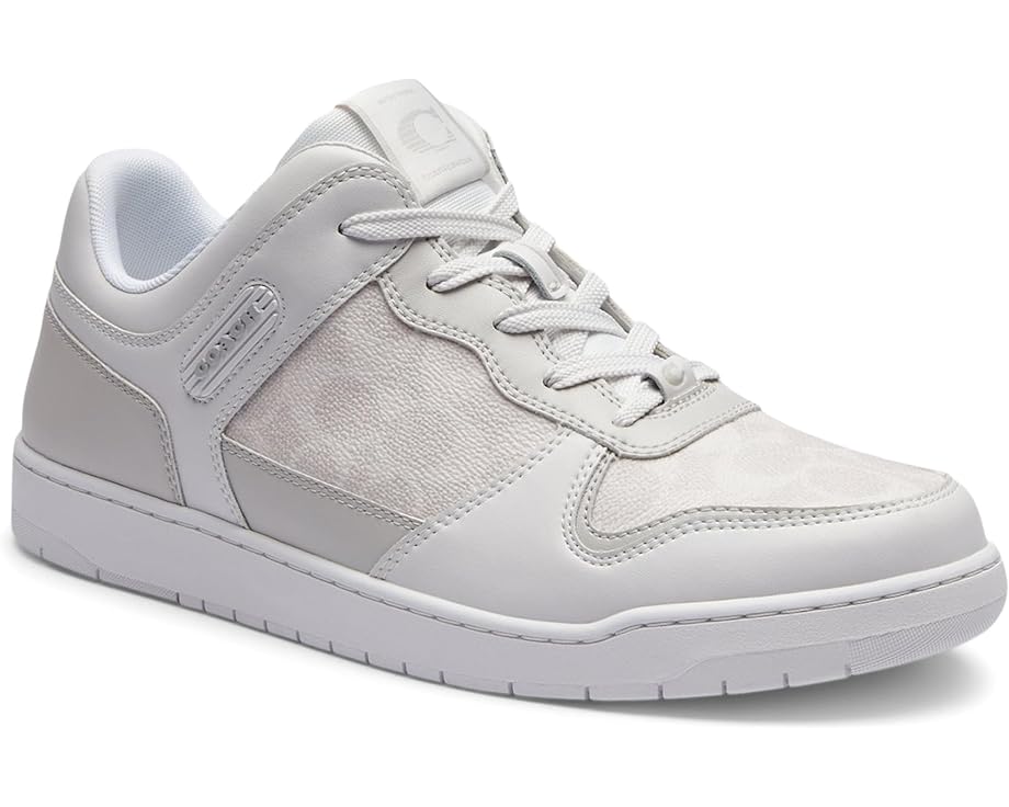 

Кроссовки COACH C201 Signature Sneaker, цвет Optic White, Серый, Кроссовки COACH C201 Signature Sneaker, цвет Optic White