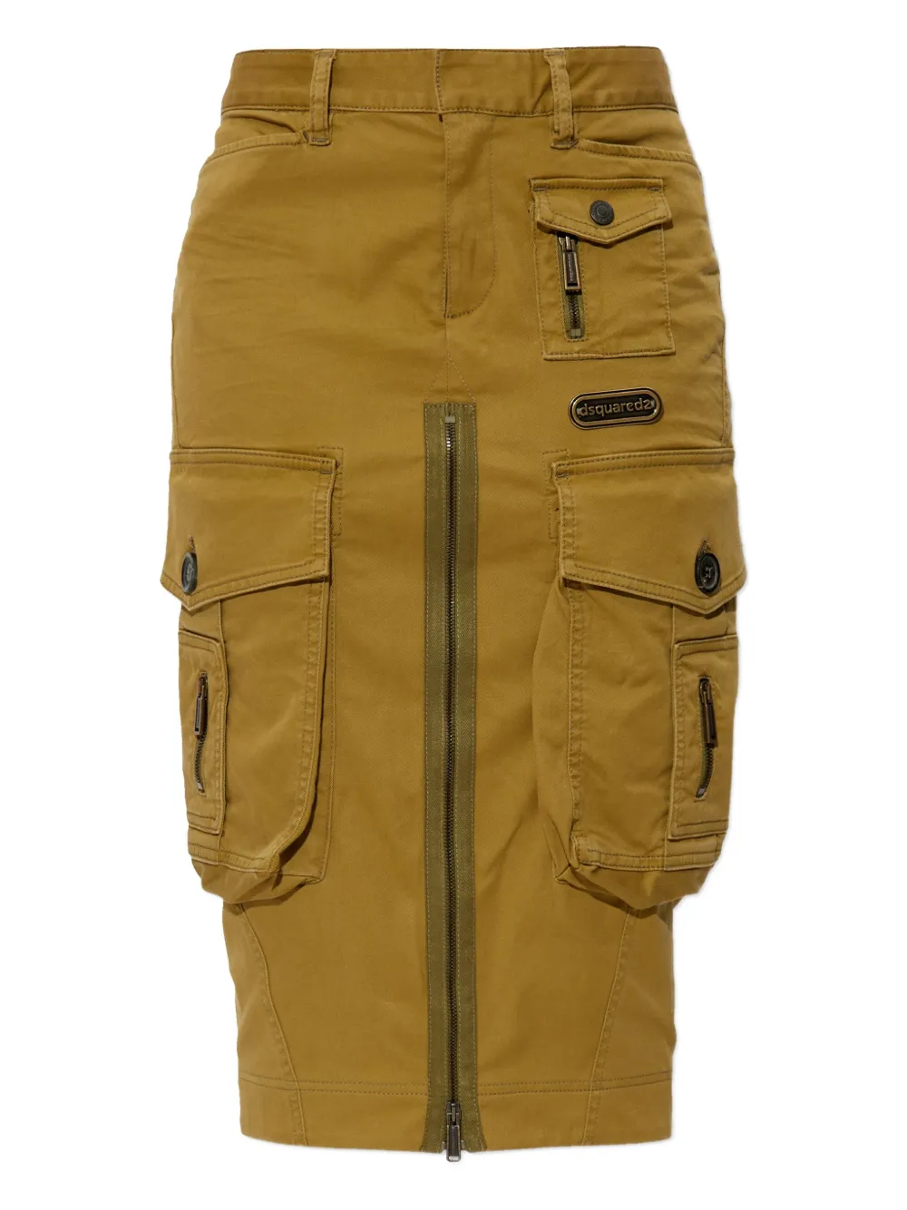 

Юбка с карманом на молнии из коллаборации с Bettter Dsquared2, зеленый