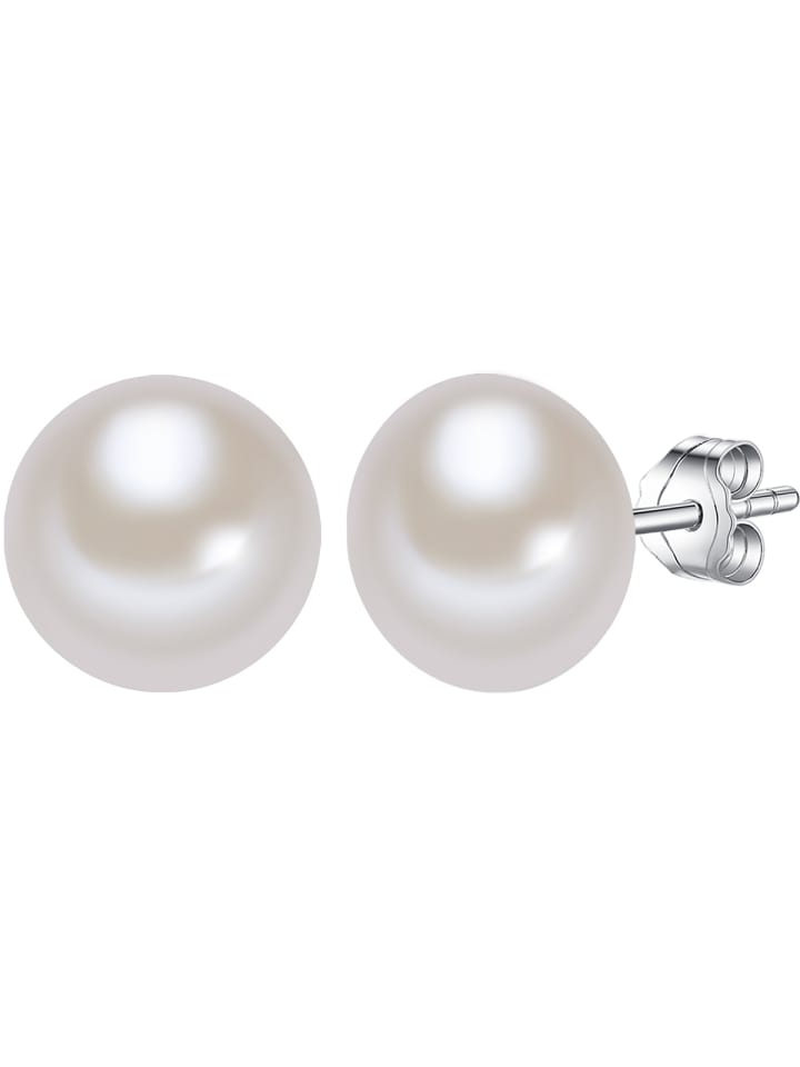 

Lulu & Jane Серьги-гвоздики с жемчугом, серебро 925 пробы, пресноводный культивированный жемчуг белого цвета