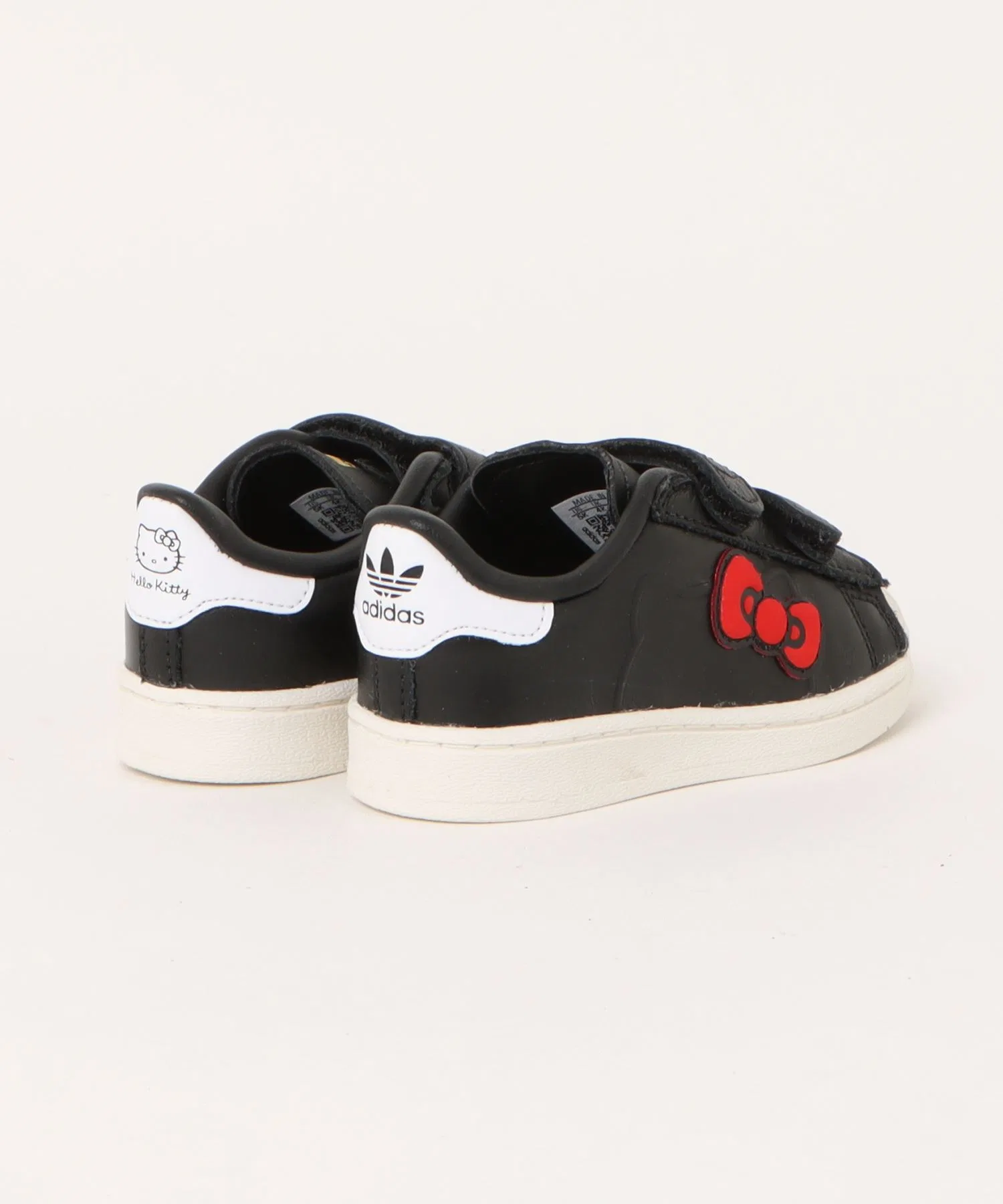 Детские кроссовки Adidas x Hello Kitty SST CF I IG6997 чёрные — фото 2