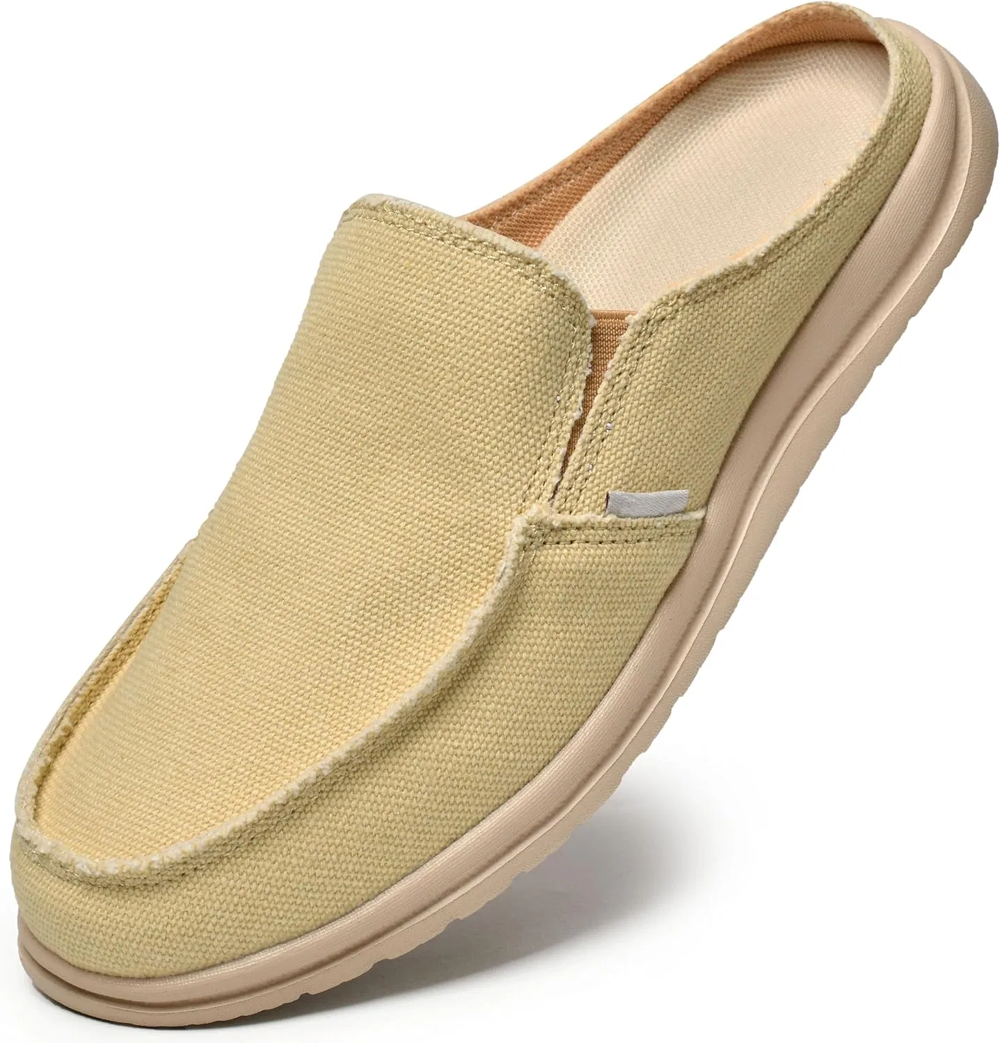 Мокасины из холста, легкие, Light Khaki NAIHC