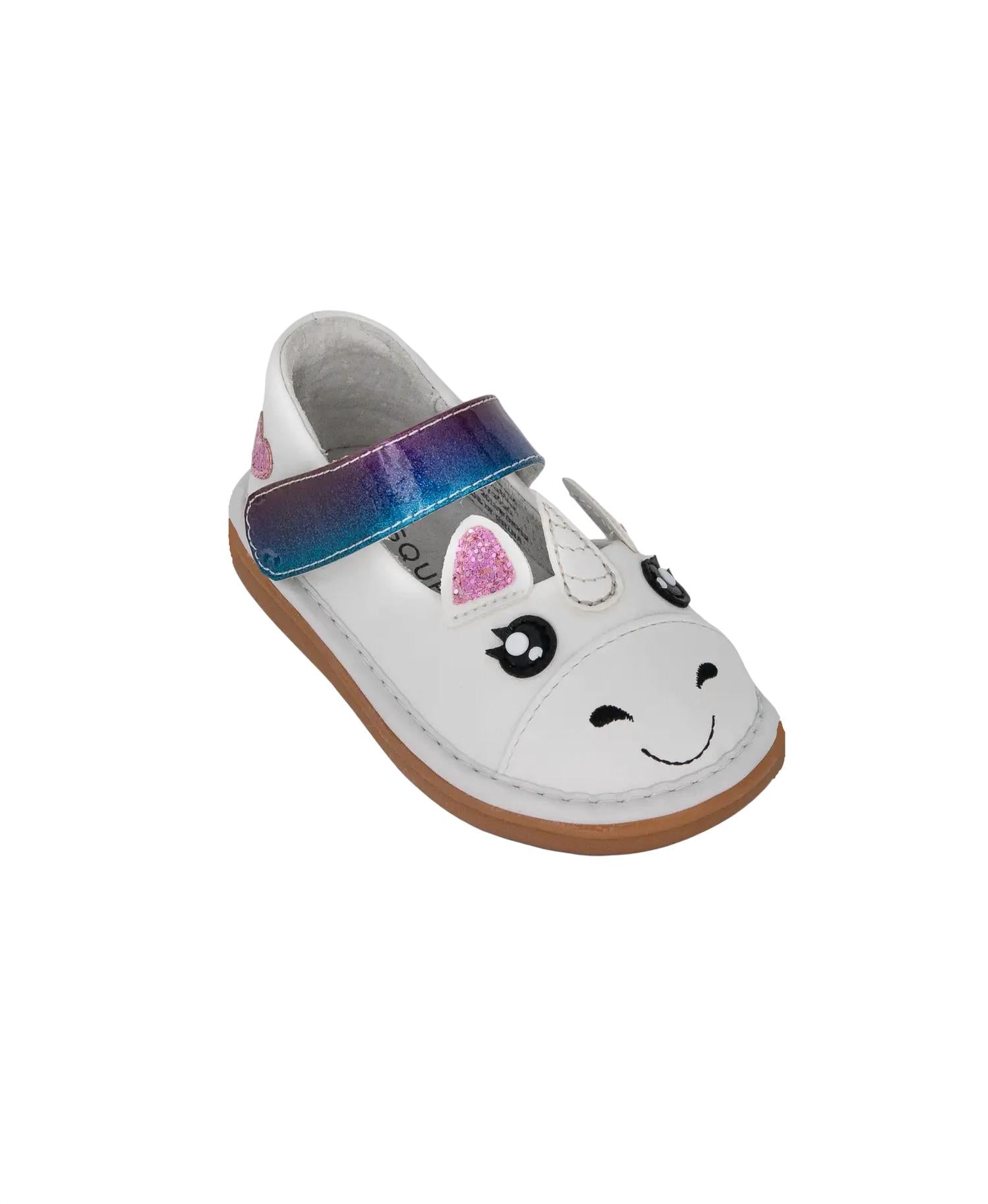 

Туфли Unicorn для девочек белого цвета Wee Squeak