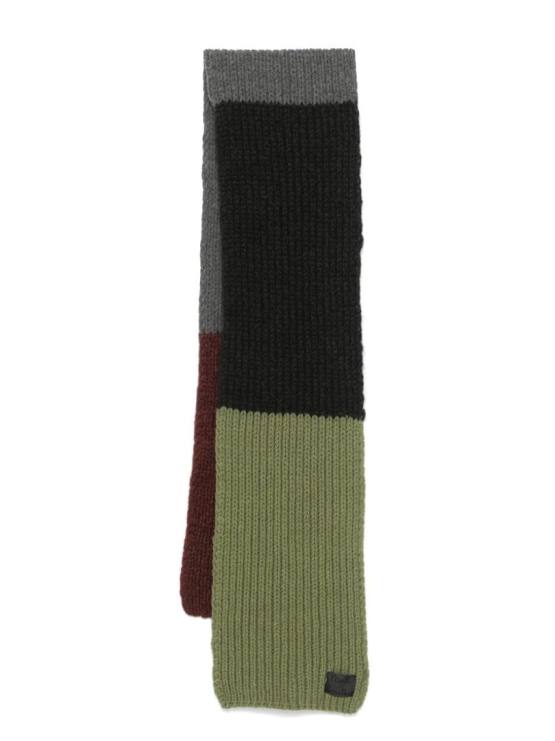 

Paul Smith шарф в стиле колор-блок, зеленый