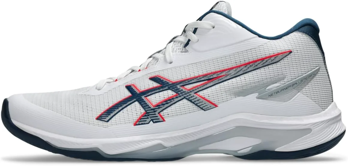 Мужские кроссовки ASICS Netburner Ballistic FF MT 4, белый/синий