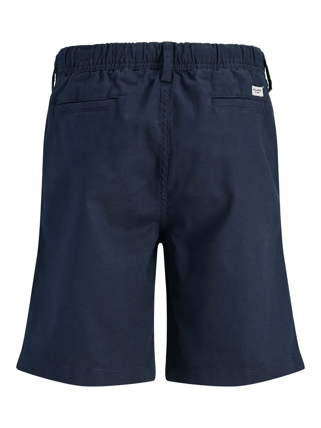 Шорты джоггеры из хлопка и льна JACK & JONES Junior, темно-синий — фото 2
