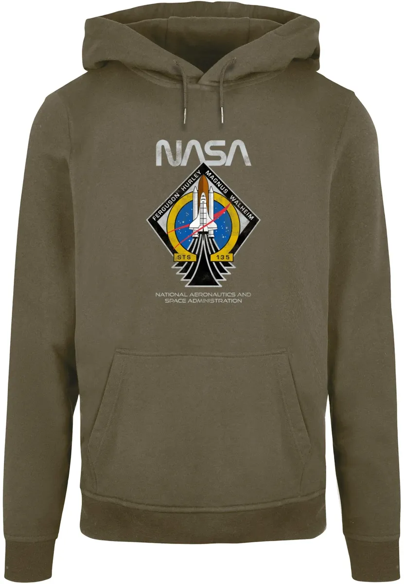 

Толстовка с капюшоном Merchcode " Merchcode Men's NASA - STS135 Basic Hoody", оливковый
