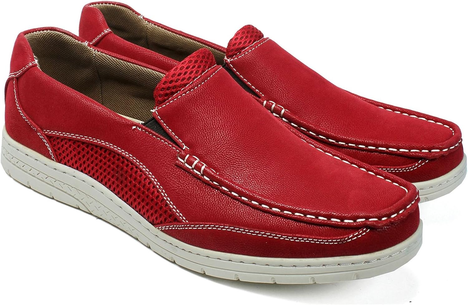 

Мужские повседневные мокасины для вождения 186112 CITI SHOES, красный