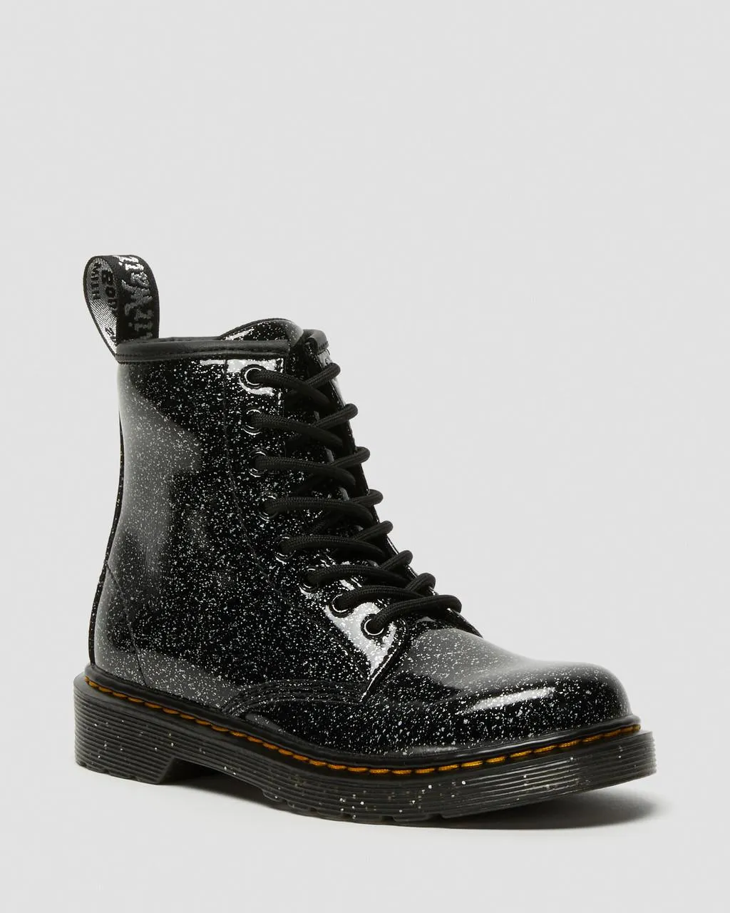 

Dr. Martens Junior 1460 Блестящие ботинки на шнуровке, цвет Black — Cosmic Glitter