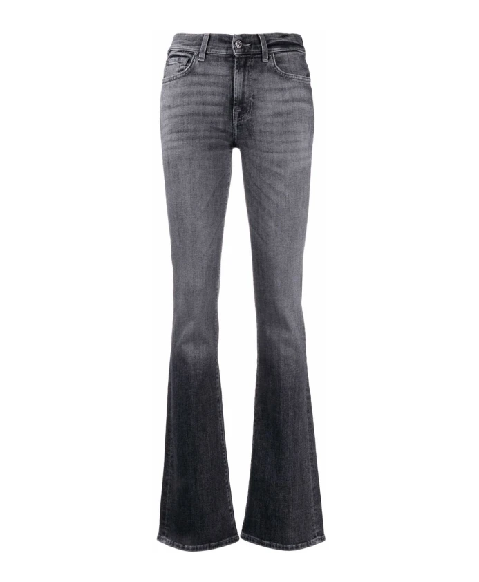 

Джинсы Bootcut Soho со средней посадкой 7 For All Mankind, серый