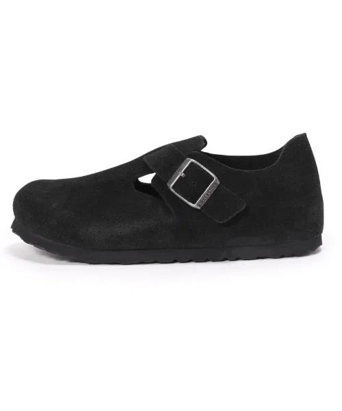 Мужские/Женские туфли Birkenstock London LEVE Black — фото 2