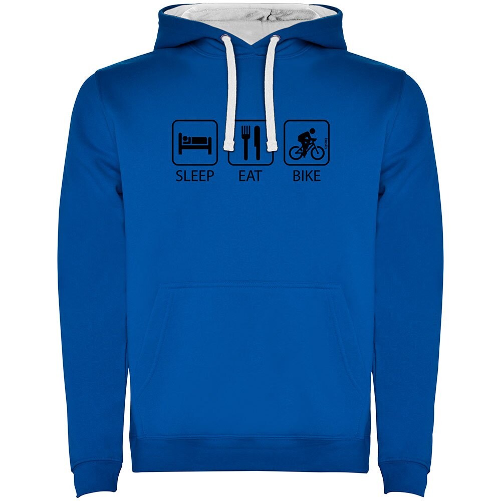 

Худи Kruskis Sleep Eat And Bike Two-Colour, синий